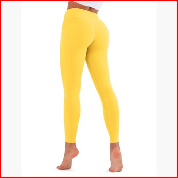 High Waisted Tummy Control Leggings Buttery Soft Yoga Pants for Workout - Picture 6 of 7